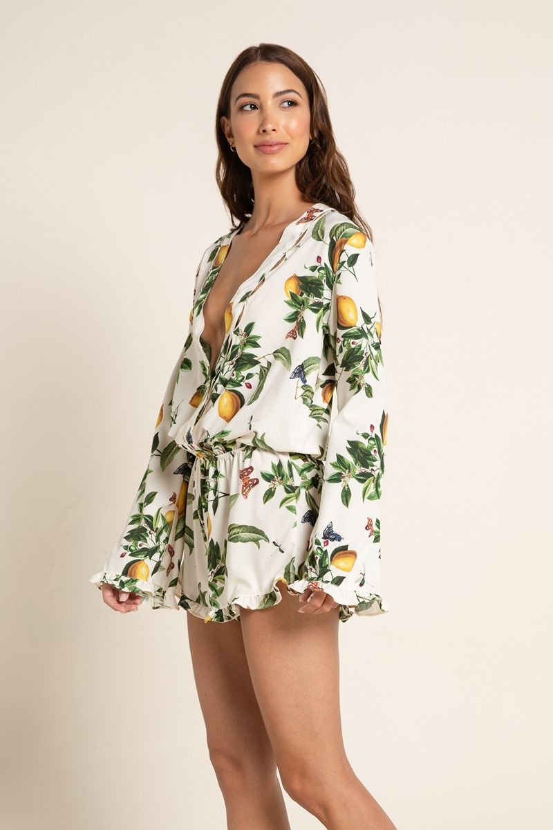 LARISSA Leotard/Swimsuit with pretty floral wrap skirts - perfect