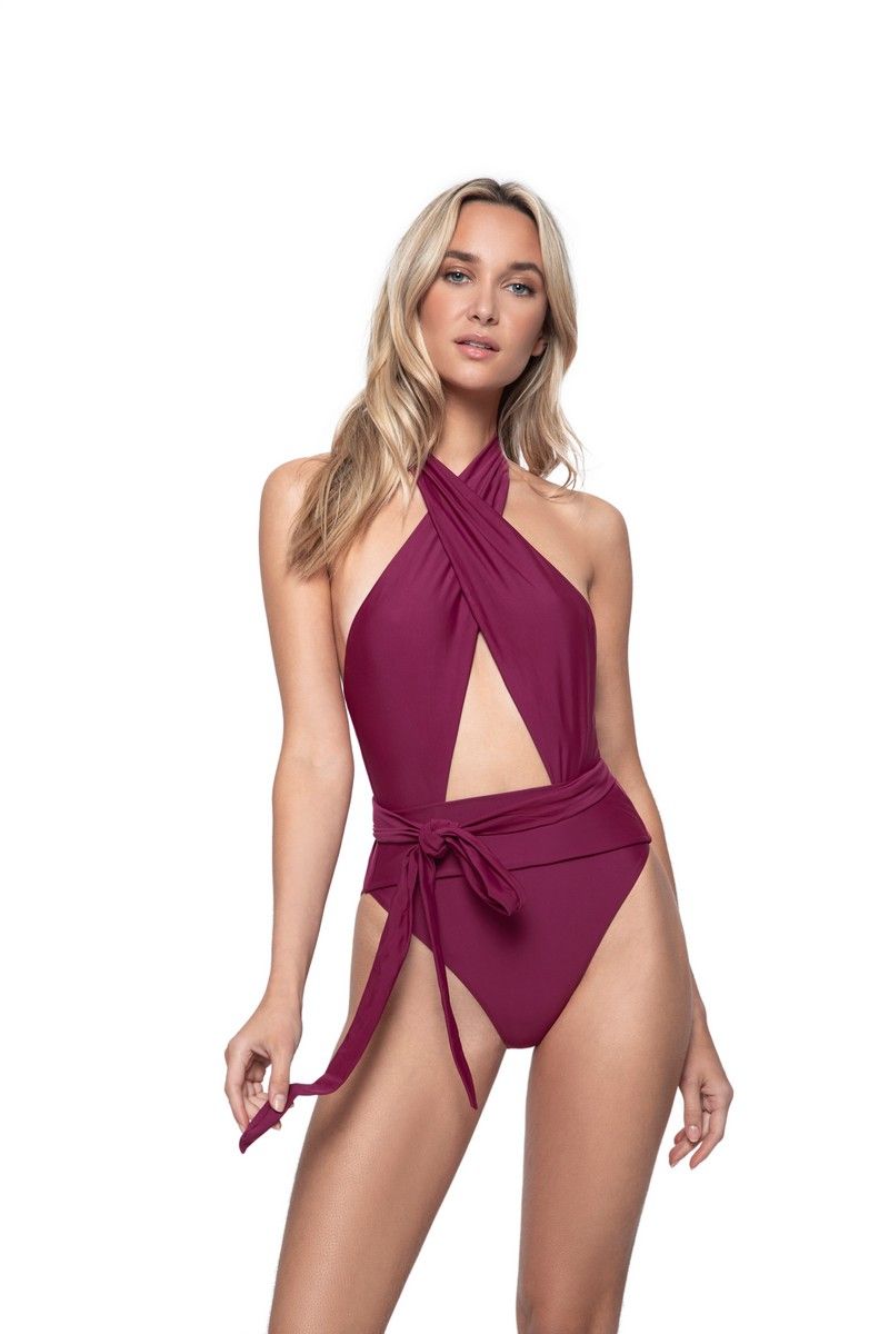 PQ Swim One-Shoulder One-Piece Swimsuit