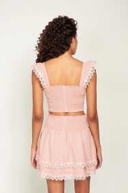 Peixoto Dusty Rose Belle Skirt