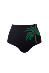 Verdelimon Black Palms Banes Bikini Bottom