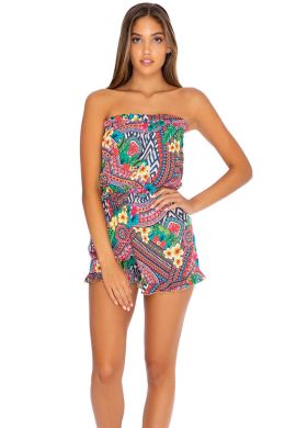 Luli Fama Luli Tribe High Leg Banded Bottom